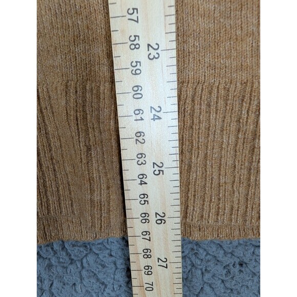 J.CREW Women's Crewneck Pullover Sweater In Extra Soft Yarn Wool Blend Camel 3X - Picture 11 of 11